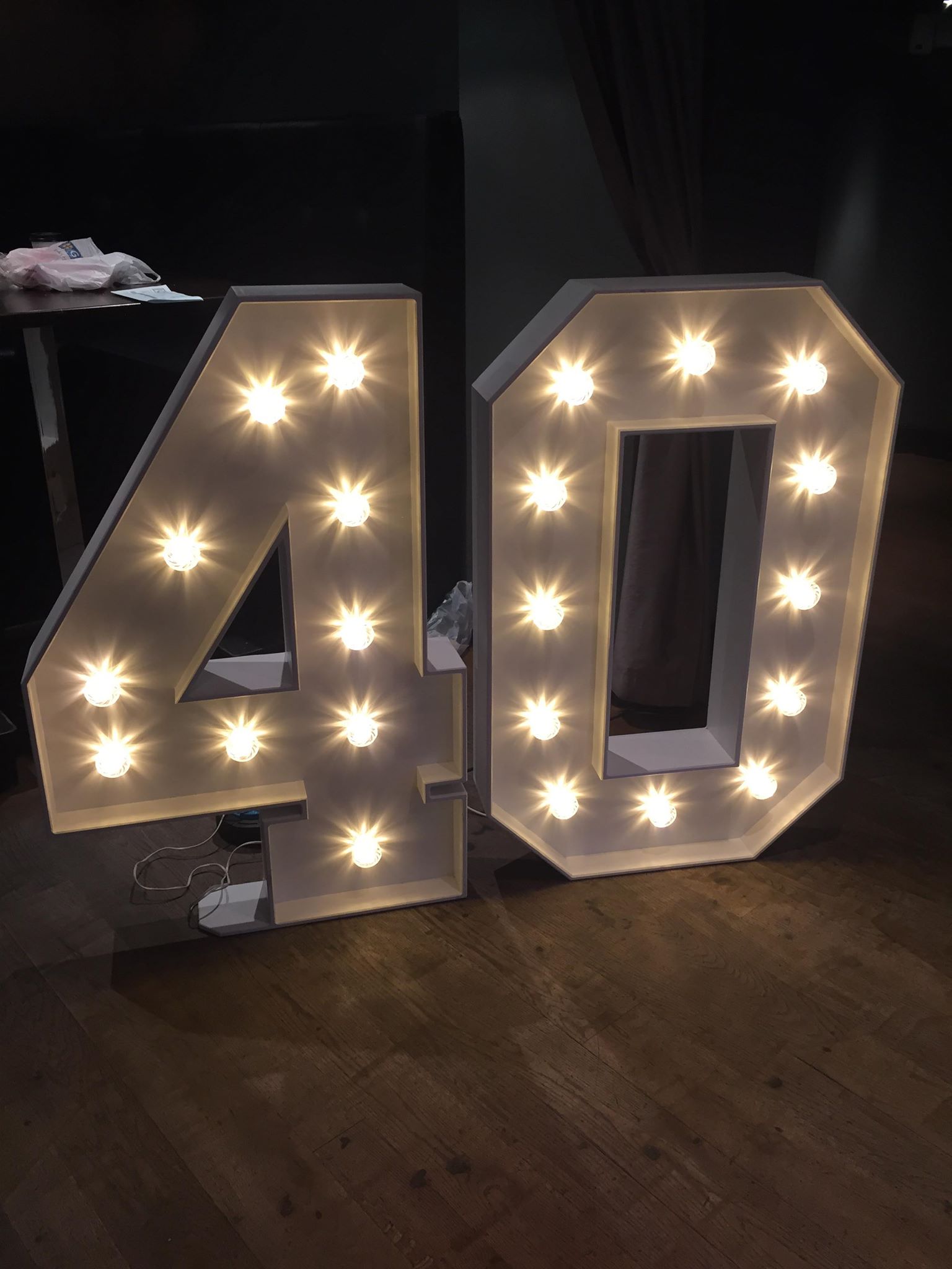 light up number hire yorkshire