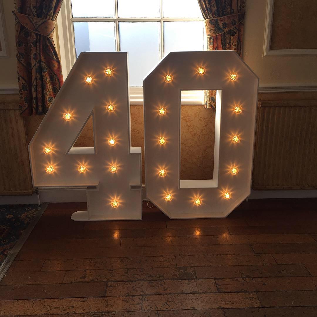 light up number hire yorkshire