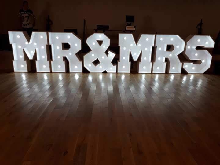 light up letter hire yorkshire